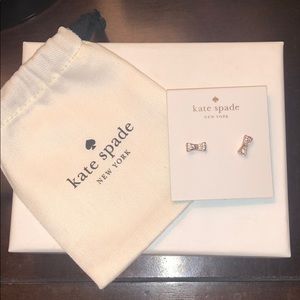 Kate spade bow earrings